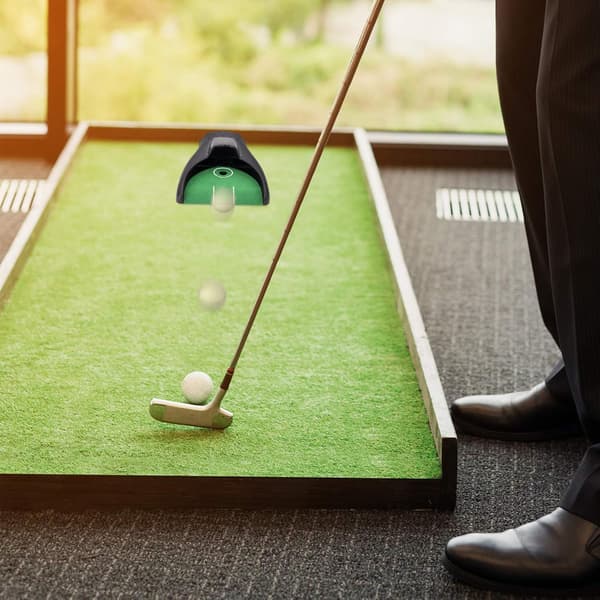 1 Stycke Automatisk Golf Putttränare Automatisk Putt Retur