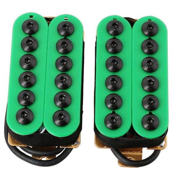 2 st dubbelspolig elektrisk gitarr Humbucker pickup bro & hals Cer