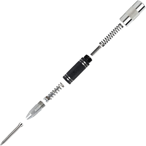 2 kpl Auto Center Punch, 130 mm säädettävä iskuautomaattinen keskitys