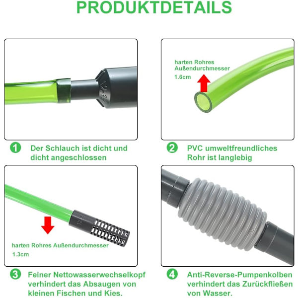 Akvariumvattenbytare, Akvariumgrusrengöringsset med Siphon