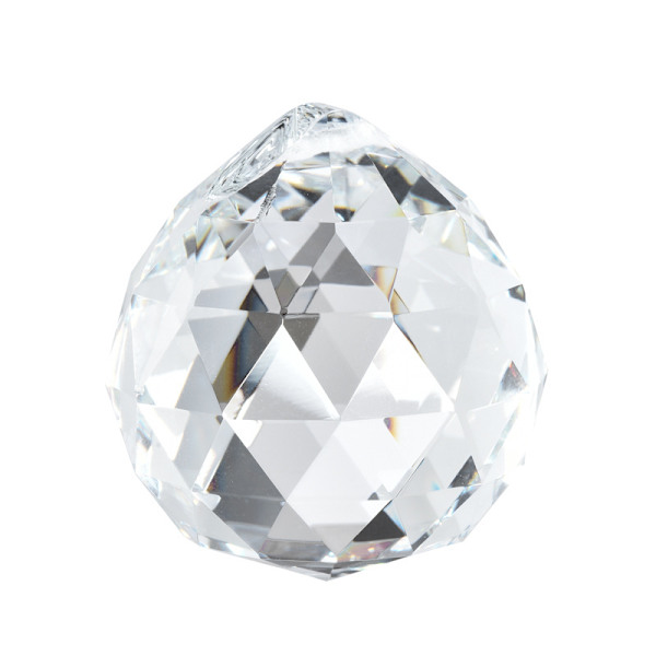 Klar stor glas kristallkula prisma regnbågsmakare Feng Shui lampa