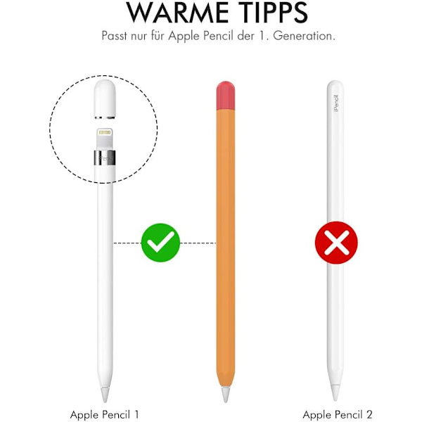 Apple Pencil 1. generasjon to-farget etui, Apple Pencil 1.