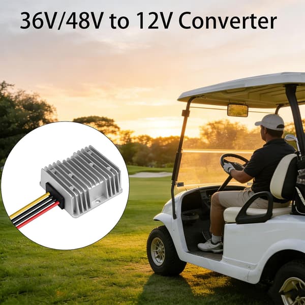 120W vanntett 36V/48V til 12V effektiv LED-nedtransformator og spenningsregulator