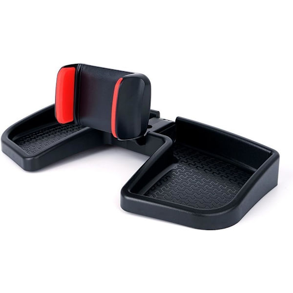 Sort Mobiltelefon- og GPS-holder - Instrumentbrætmontering