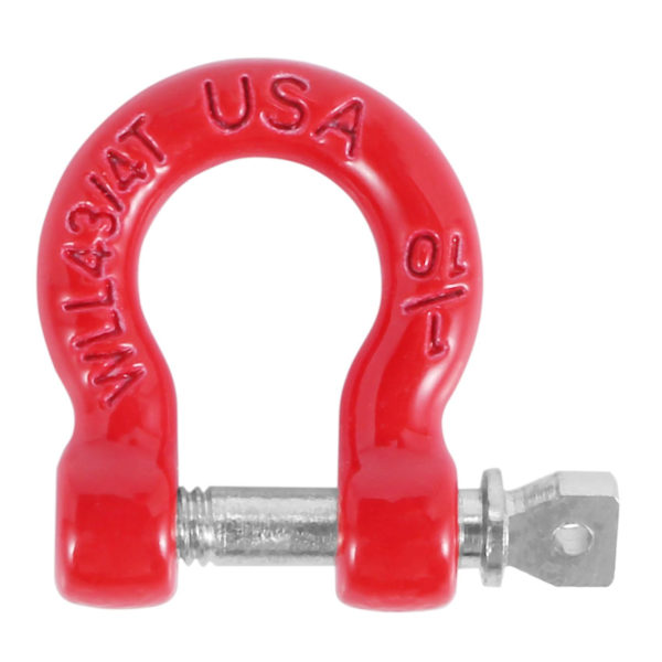 8 stk. Metall Front Rear Bumper Trailer Hook Tow Shackle Rescue Hook Kompatibel Med 1/10 Rc Rock Crawler Bil Trax