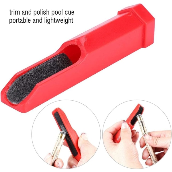 1 Billiards pool club tip shaping tool Mini size portable