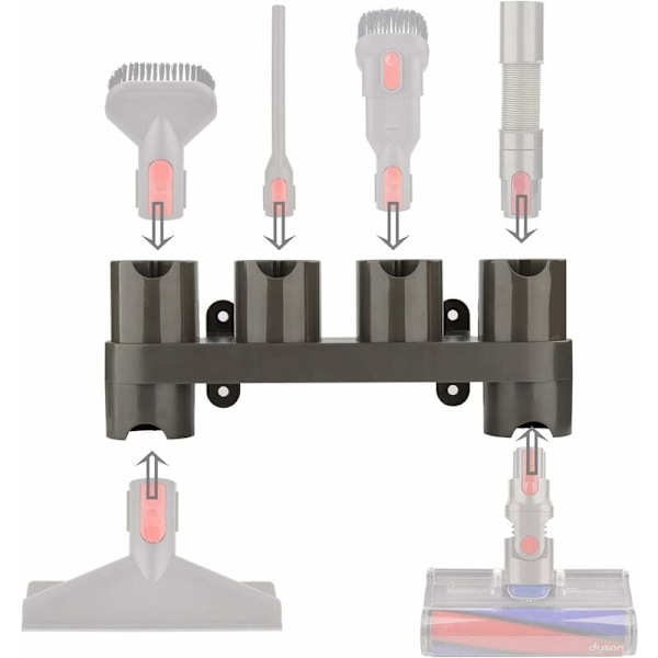 Tilbehørsstativ for Dyson, tilbehørsarrangør for Dyson V15 V12