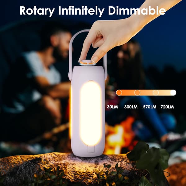 Multifunksjonelt Campinglys 10000mAh Oppladbar Utvidbar