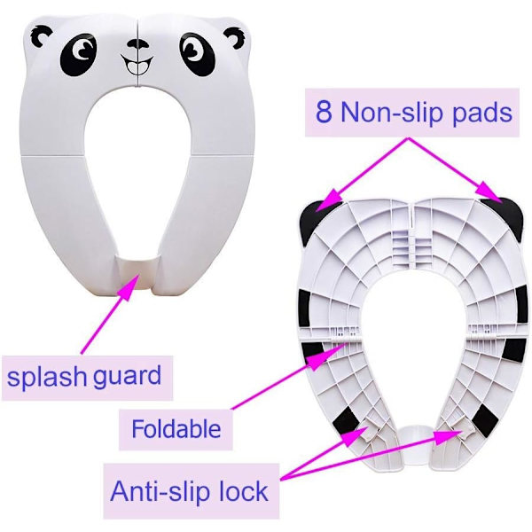 [Opgraderet Version] Baby Toilet Reducer - Rejsefoldbar Toilet