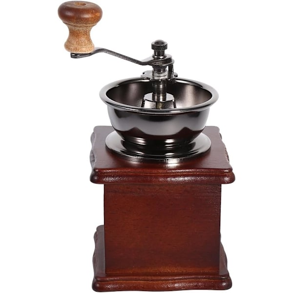 Manuell Kaffeekvern, Bærbar Retro Design Kaffe Bønne Håndkvern Manuell Mini Mølle Hjem Kontor Bruk Dekorasjon M