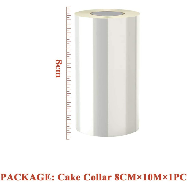 Kaka Dekoration Rullband Film Kant Transparent Bakverk Cirkel