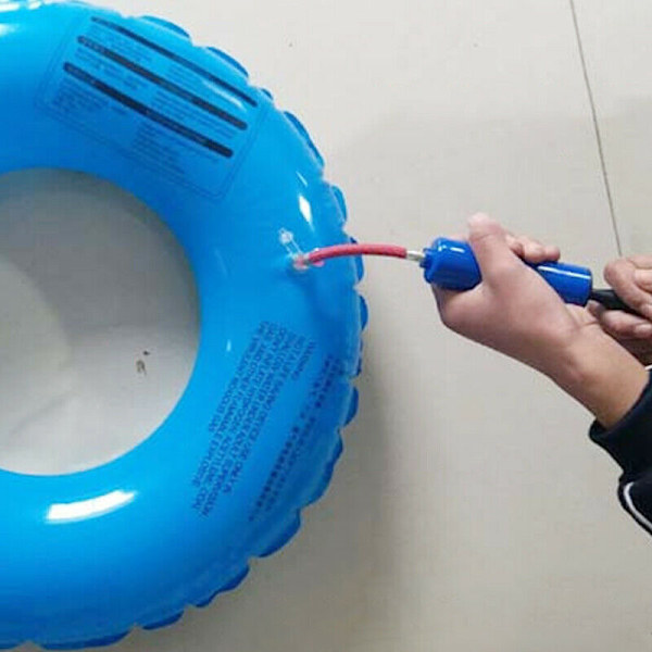 10-pack Bärbar Manuell Uppblåsbar Verktygssats Boll Badring Leksak