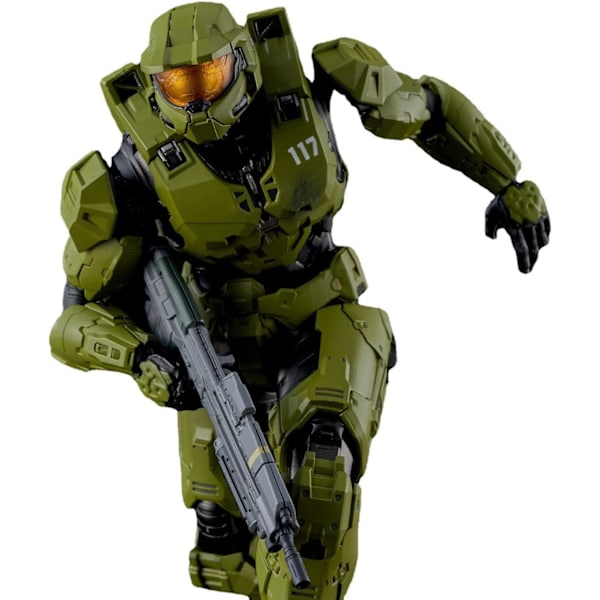 Halo Infinite: Master Chief Mjolnir MK VI [GEN 3] 1:12 Skala Actionfigur, Multifarvet
