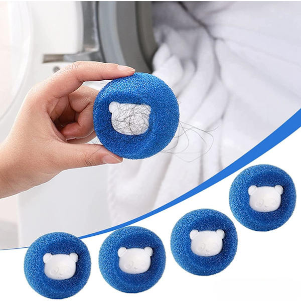 10 Stykker Vaskemaskin-Vaskesvamper, Vaskemaskin-Hårballer