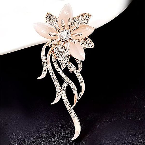Rintasilmällä varustettu rintaneula naisille, jonka on luonut Brooch chic -hääkimppu 12 g