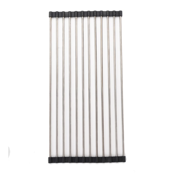 Foldbar Opvaskestativ Over Vask, 37*23,5cm Rulbar Rustfrit