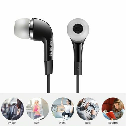 Nye Galaxy Handsfree-hodetelefoner Øretelefoner PHF Ørepropp med mikrofon EHS