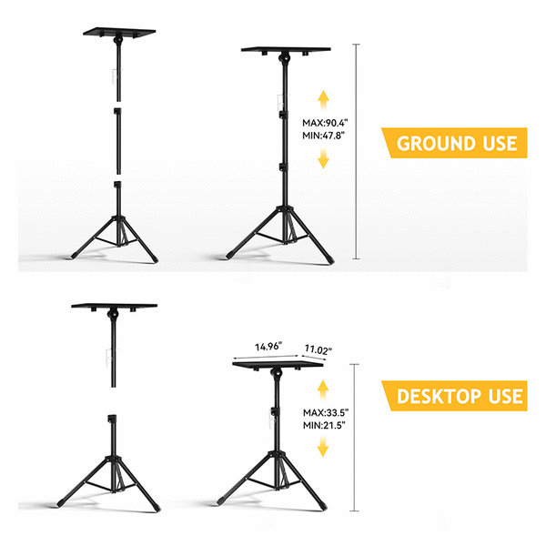 Projektorstativ Golvtripod - Stabil Projektionskompanjon 1 st