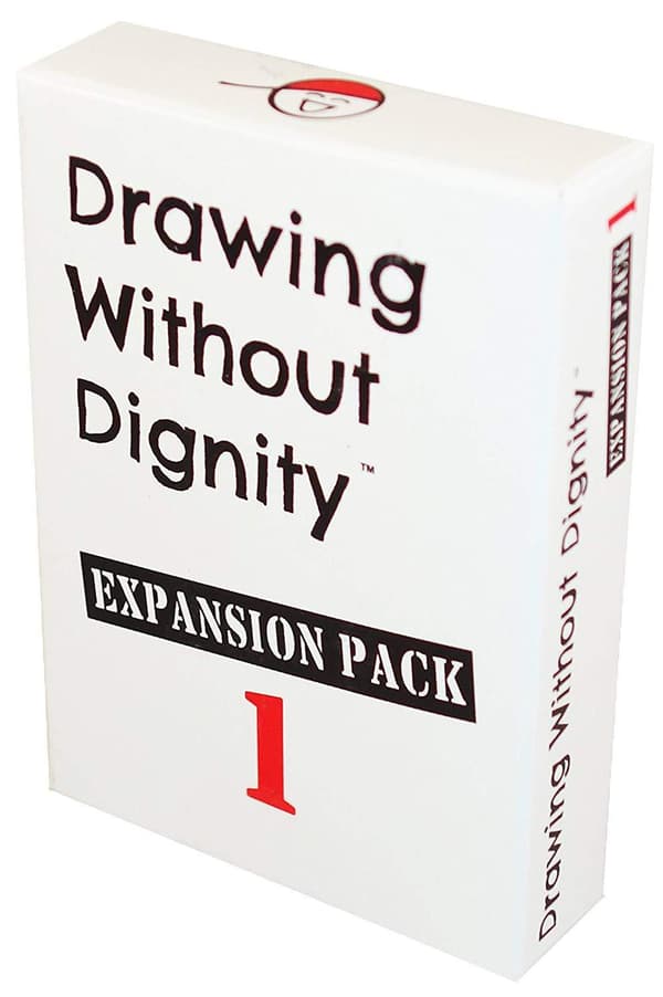 Full engelsk versjon av RAWING WITHOUT DIGNITY Painting Without Dignity kortspill