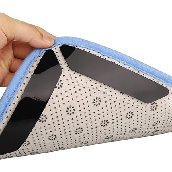 Anti-slip sort måtte, gulvmåtte, fastgjort, vaskbar med vand