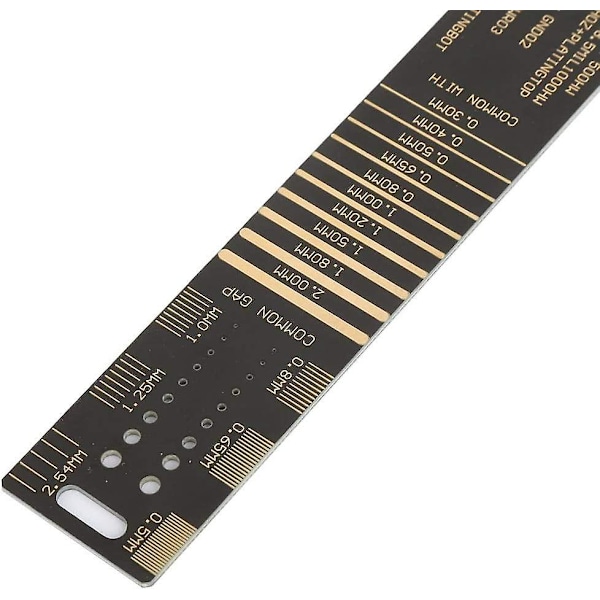 10 tommer 25 cm elektronisk ingeniør multifunksjon trykt kretskort Pcb linjal ingeniør linjal multifunksjon linjal