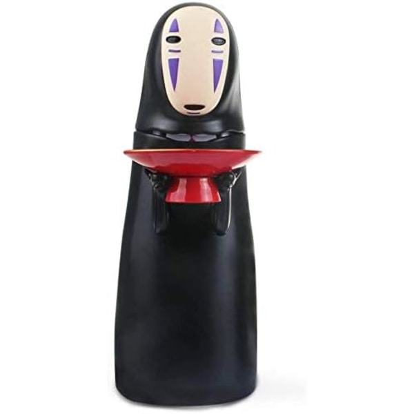 1 stk (Svart) No-Face Myntboks Mann Automatisk Spis Mynt Spargris