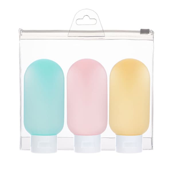 4 st tomma reseflaskor, vattentäta reseflaskor, 60 ml