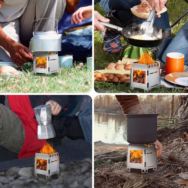 1 Super Let Foldbar Kogegryde - Aftagelig til Vandreture, Picnic og Camping