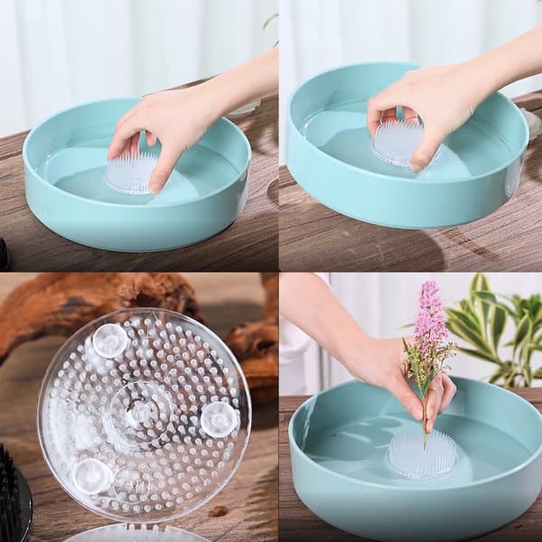Plastikk Transparent Blomsteroppsats Blomsteroppsats Fast