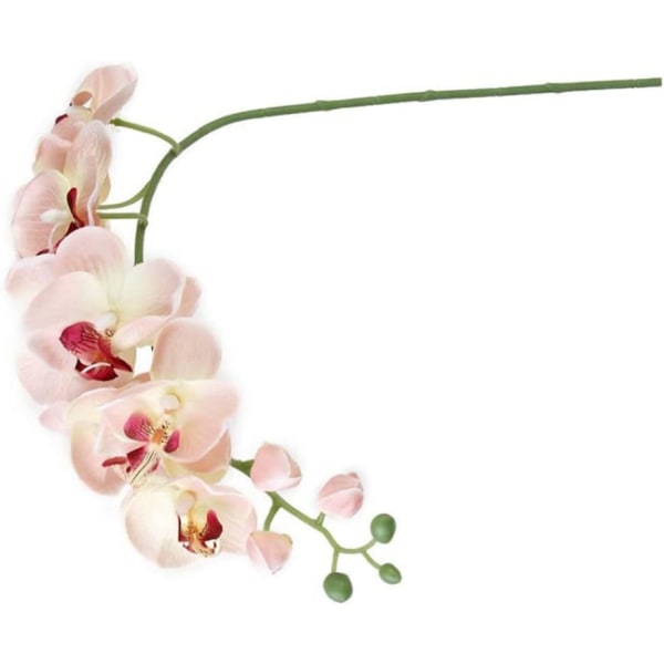 4st konstgjord orkidé Dekorativa konstgjorda blommor konstgjorda