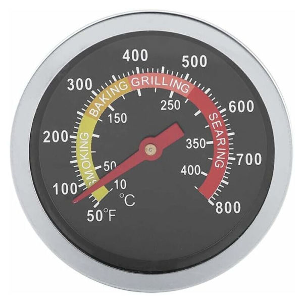 BBQ-termometer, 7 cm urskive 50.800 ℉ Professionelt termometer i rustfrit stål