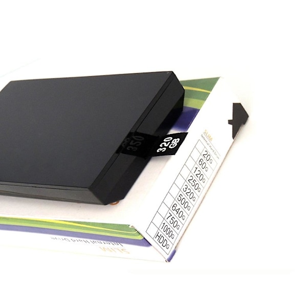 Xbox 360 Slim -pelilisävarusteet, 60 g/120 g/320 g/500 g/1 Tt kiintolevy