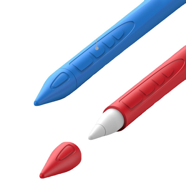 6-pack fodral för Apple Pencil 1:a generationen, mjuk silikon