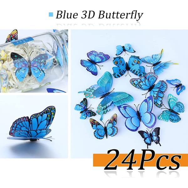 3D-perhosseinätarra koristeluun