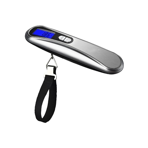 (Silver) Electronic Travel Luggage Scale MYCARBON Portable Suitca