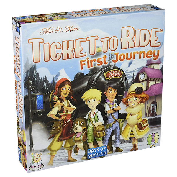 Ticket To Ride: First Journey Europe Brädspel För 2-4 Spelare A