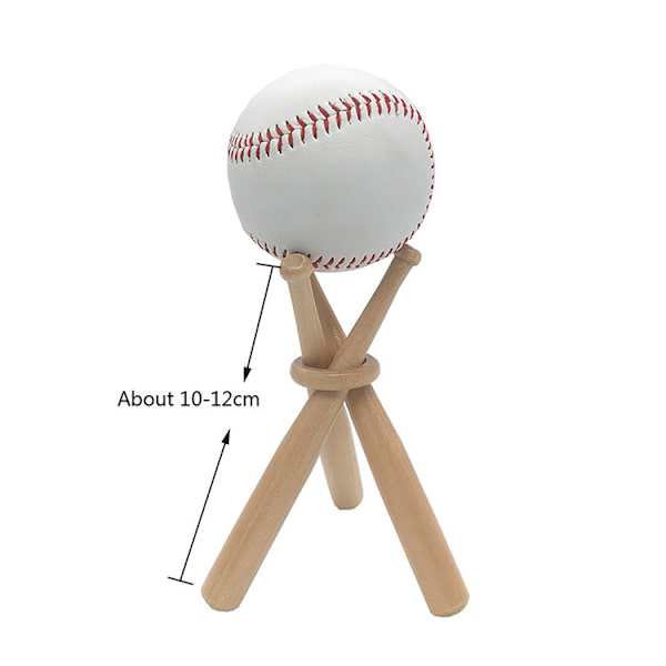 2 Sett Baseballstativ Displaystativ Små, Mini Baseball Bat Stativ