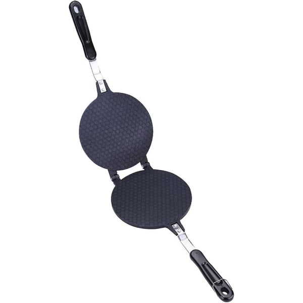 Aluminiumlegering Våffelform Non-Stick Våffelkaka Ägg Gaff Maker Rollerform Kök Bakverktyg Bakformar DIY Bakredskap Jul