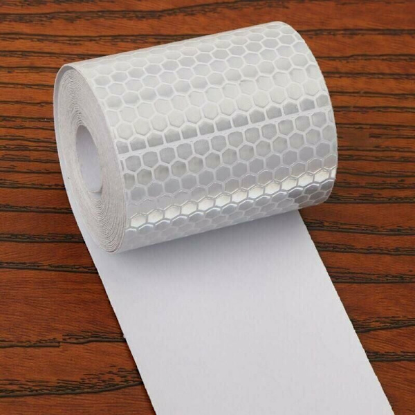 Reflekterende tape, 5 cm bred x 3 m lang, bil, motorcykel, trailer