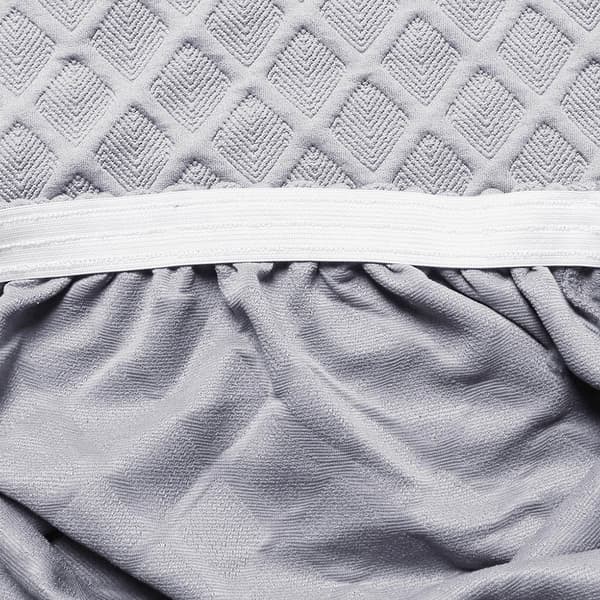1 stk Stretch Solid Diamond Lattice Spisestoltrekk Slipcover Re