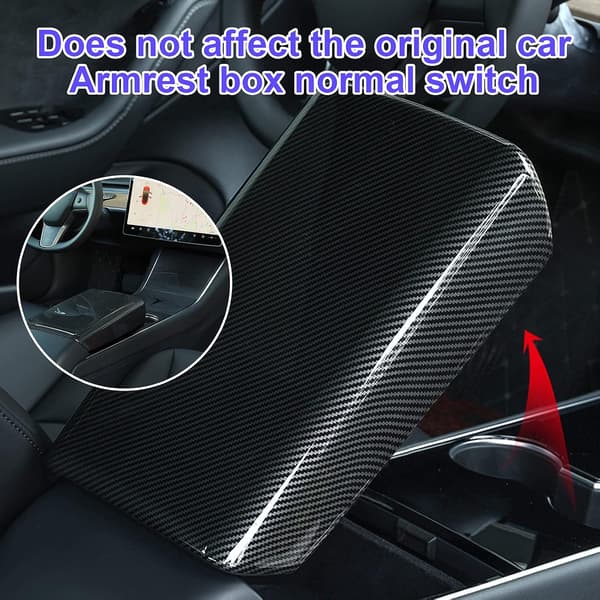 Senterarmlenedeksel for Tesla Model 3 Y 2020 2021