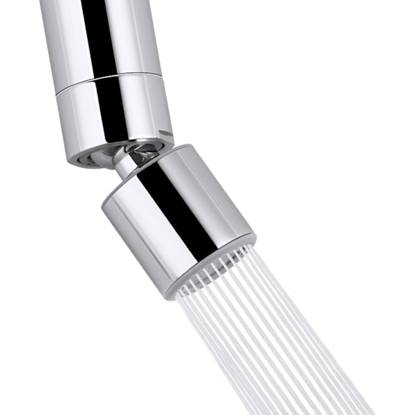 NSF/ANSI/CAN 61 Certificeret Vandhane-Aerator, CUPC Certificering 360-graders Drejelig Køkkenvandhane-Aerator, 2-Strøms Spray