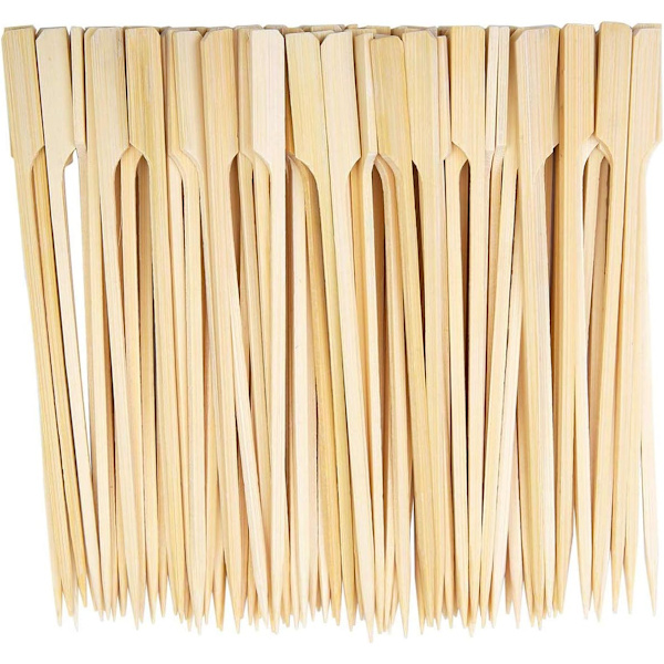 100 stk Bambusspyd for BBQ, Fester, Arrangementer, Restauranter