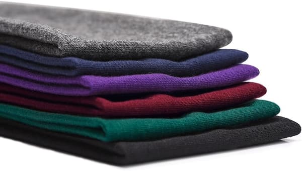6 Stykker Bomulls Elastiske Yoga Hodebånd for Tenåringer, Jenter og
