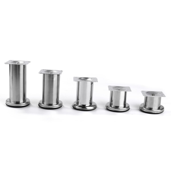 Pyöreät sohvanjalat 8 kpl Kromi 120 mm