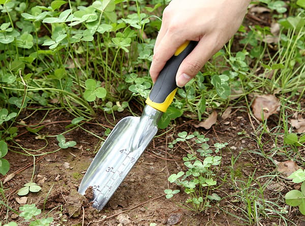 Havearbejdsredskabsæt med håndspade, robust støbt aluminium
