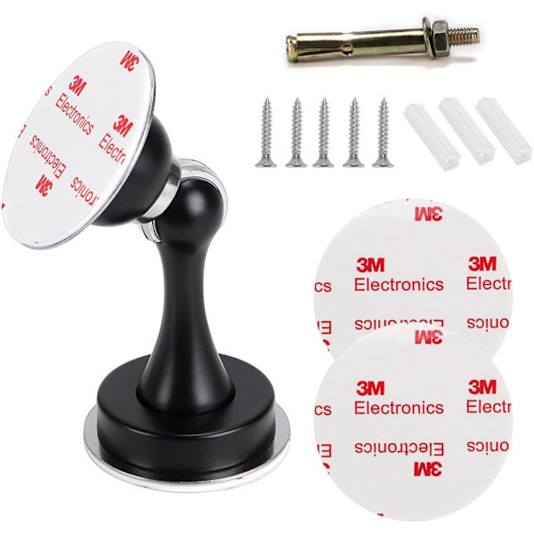 Magnetisk dørstopper, sort