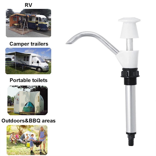 Manuell vattenpump för utomhusgrill, vattenpump för kran, manuell vattenpump
