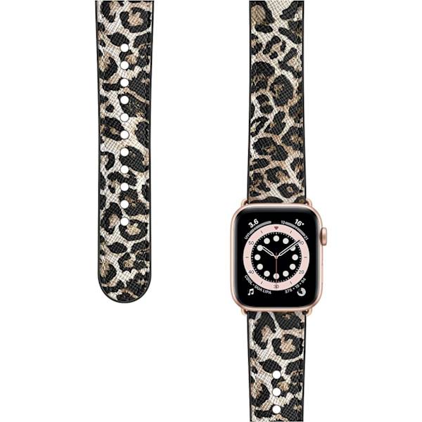 Yhteensopiva Apple Watch -rannekkeen kanssa 41mm 40mm 38mm, aito nahka