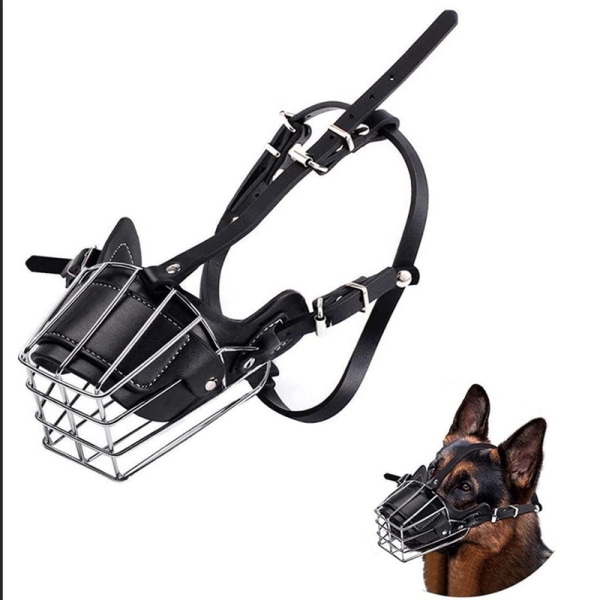 Hundmunkorg (XL), Metalkorg för hundansikte, Justerbar mun som andas
